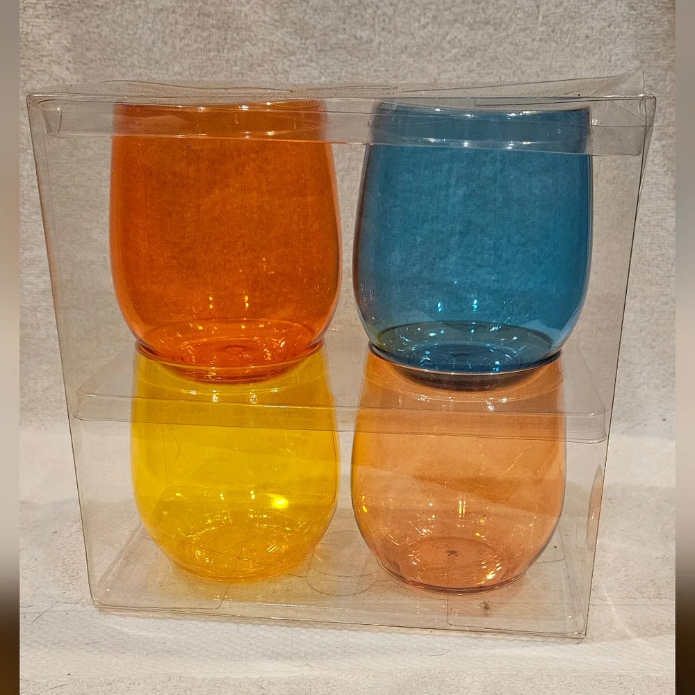 STEMLESS ACRYLLIC WINE GLASSES